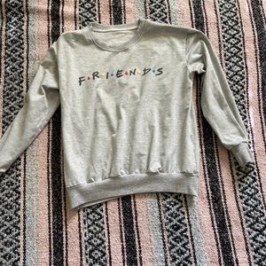 Gray Friends sweatshirt